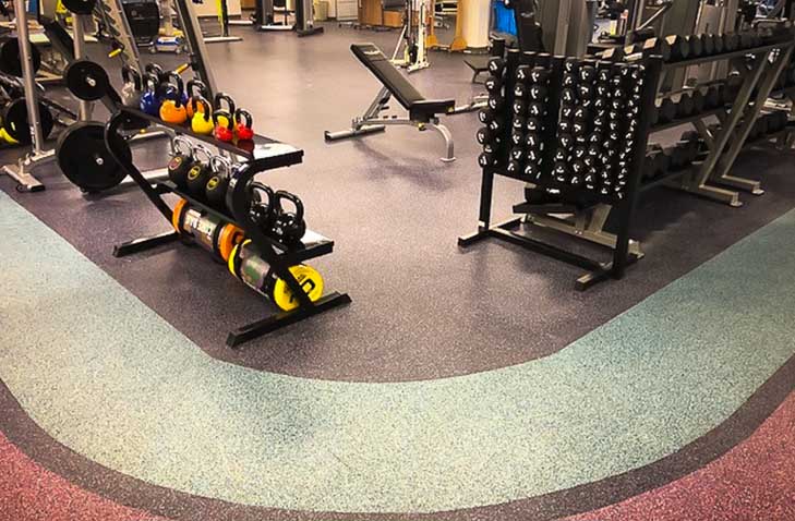 Top 6 uses of rubber mat flooring