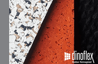 Sustainable gym flooring made for designers